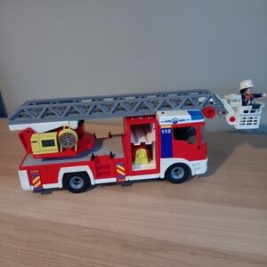 Playmobil Fire Truck Engine Toy 4512